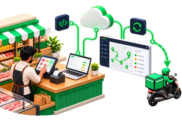 Illustration: delivery api with MiniDrop